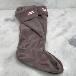 Hunter Women's Brown Fleece Boot Socks